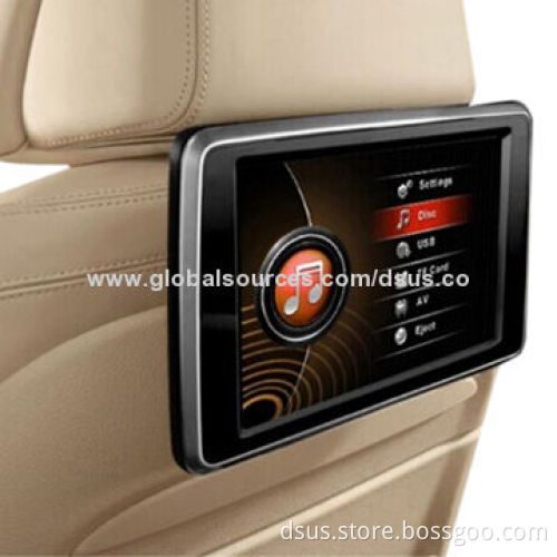Car DVD player, 10.1 inches, with game/multiple-language/touch panel/TF/USB/FM radio, IR transmitter